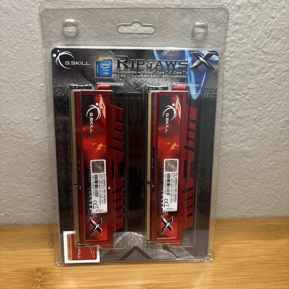 G.SKILL Ripjaws X Series F3-12800CL10D-16GBXL16GB‎ (2 x 8GB) Desktop Memory